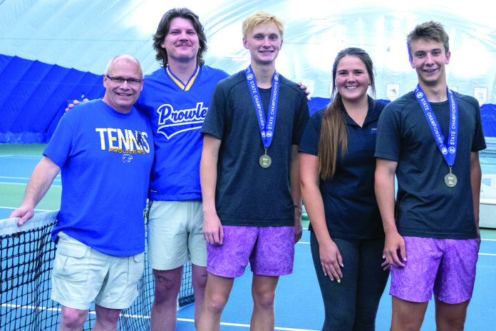 State champs with coaches
