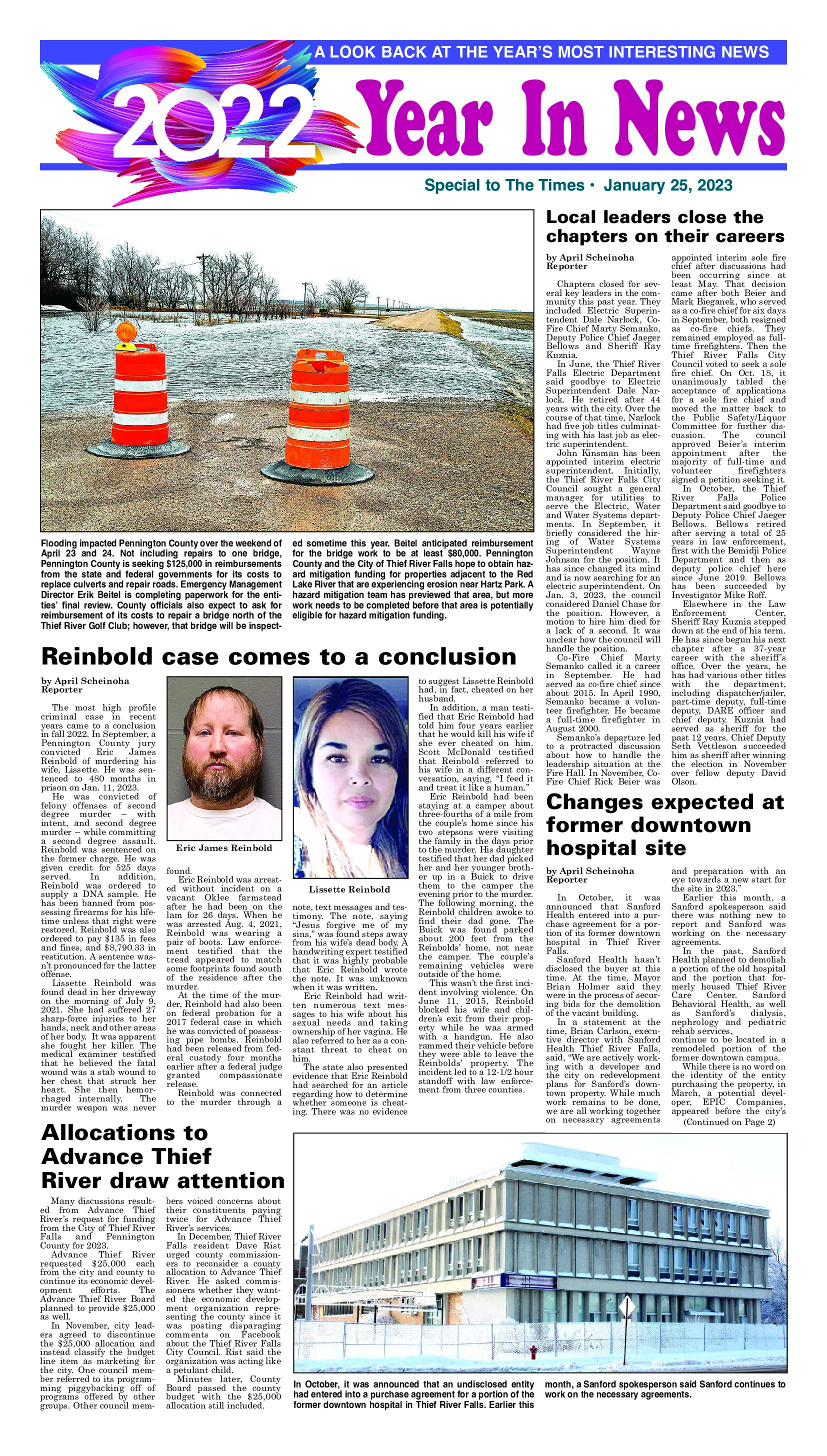 2022 Year in Review | Thief River Falls Times & Northern Watch ...