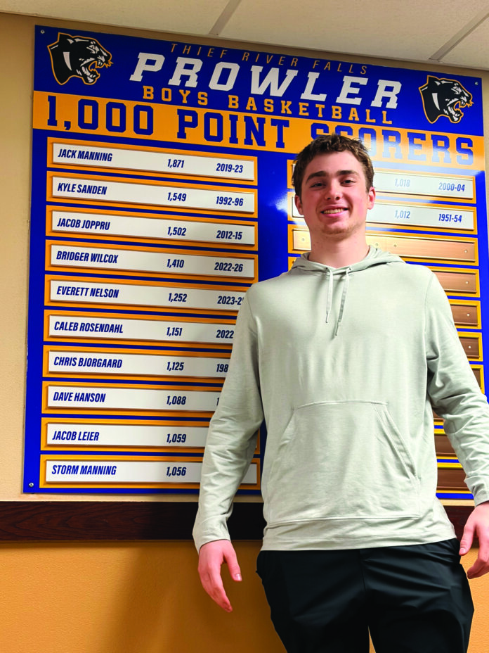 Bridger Wilcox 1,000 point club
